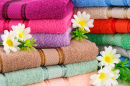Colorful Towel Stacks